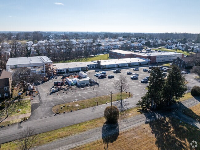 Plenty of parking at St. Christopher School.