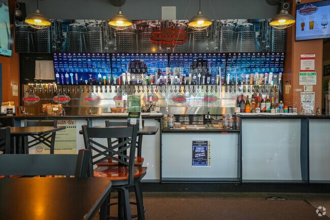 The Growler Guys Taps in South Waterfront offers many drink and food options.