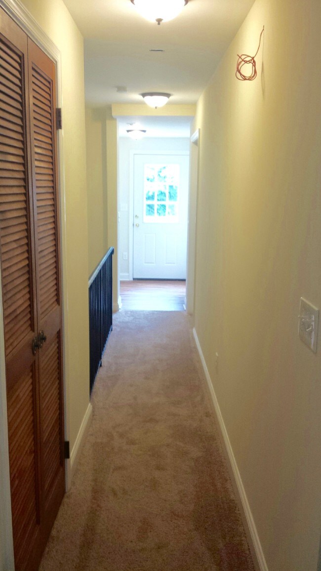 Hallway with Hall Closet