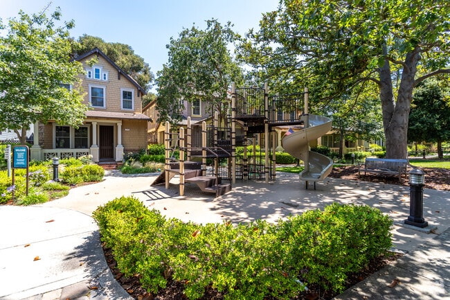 The playground at a park is a favorite for kids in Linfield Oaks.