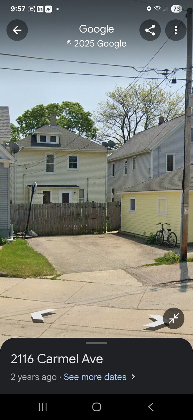 offstreet 1 spot rear on alley