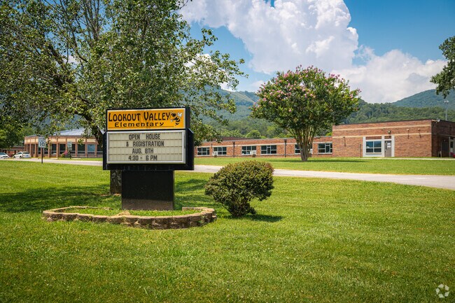 Positioned at the foot of Mowbray Mountain, Lookout Valley Elementary serves its local students.