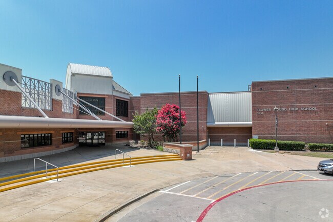 As you enter Flower Mound High in Flower Mound you will meet dedicated instructors for students.