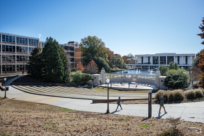 Students enjoy a number of great hangout spots around Clemson during gameday.