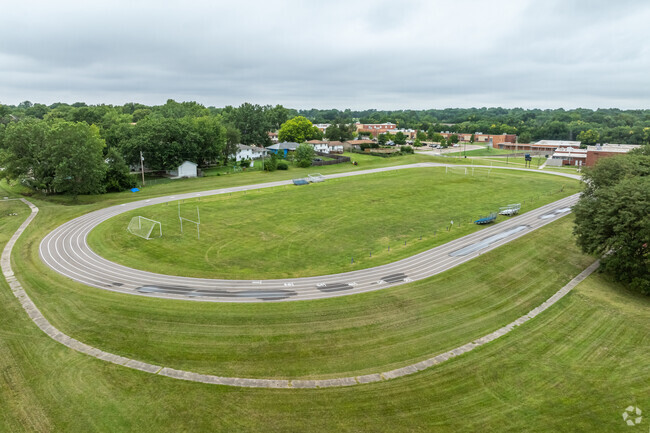Eisenhower Middle School has a nice running track, soccer and football field.