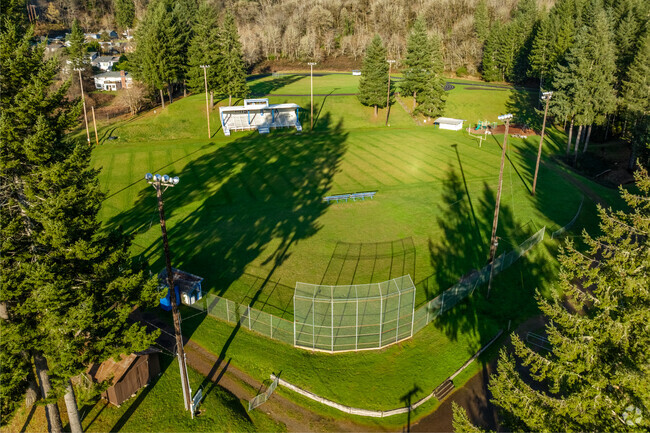 Mapleton Junior/Senior High School has sports fields for students to play on in Mapleton, OR.
