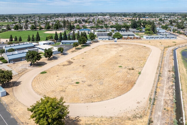 The track at Winton Middle School in Winton.