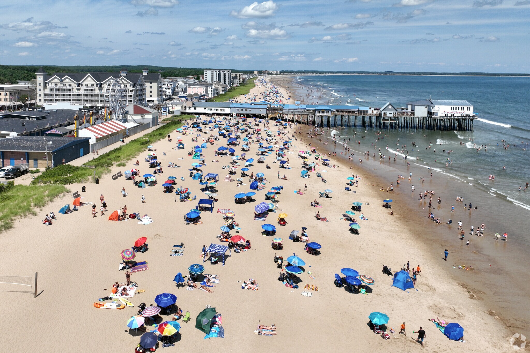 The Pier of Old Orchard Beach is only a few miles from Bay View.