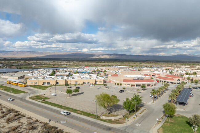 Desert Mirage High School offers a sprawling campus when viewed from above.
