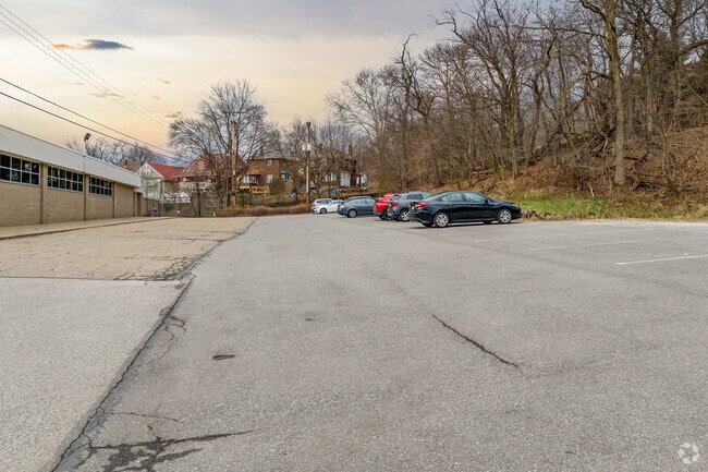 St. Cyril of Alexandria School has a large parking lot.