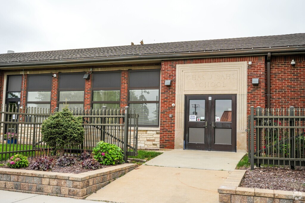 Charles J Sahs Elementary School serves students in the Garfield Ridge community.