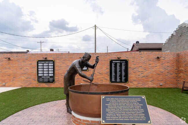 Ohio's Swiss Cheese industry is centered in Sugarcreek.