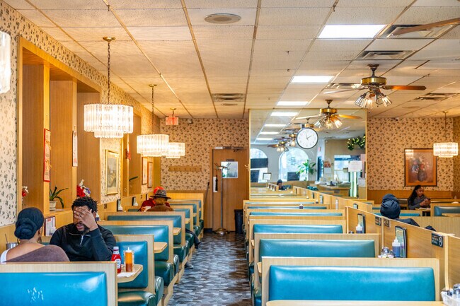 Sit down for breakfast in Overbrook at Green Leaf Restaurant.