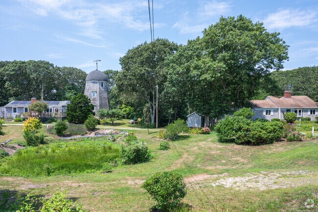 Large lots separate most Cataumet homes.