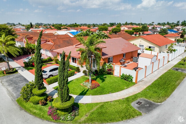 Beautiful Mediterranean Lower Hialeah Gardens corner home.