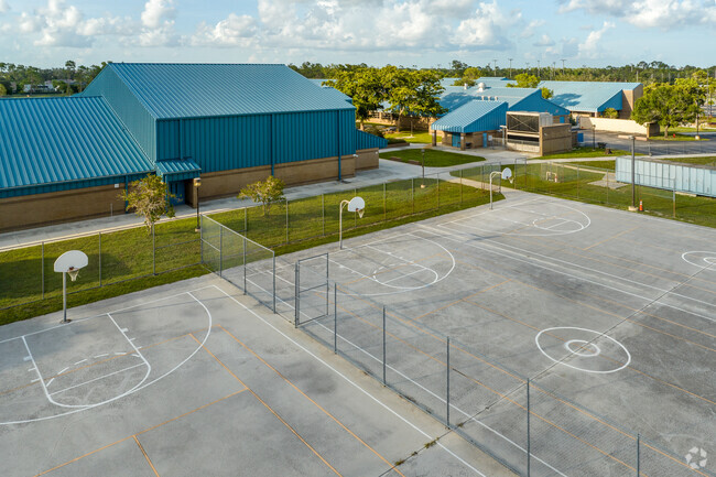 Three Oaks Middle School offers activities such as basketball and field and track.