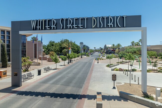 Water Street District in Downtown Henderson is a short drive away from Mission Hills.