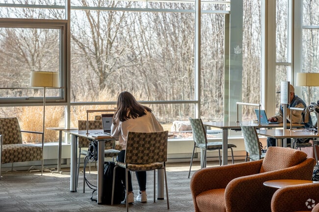 Residents of Far West Elgin enjoy reading and studying at the local library.