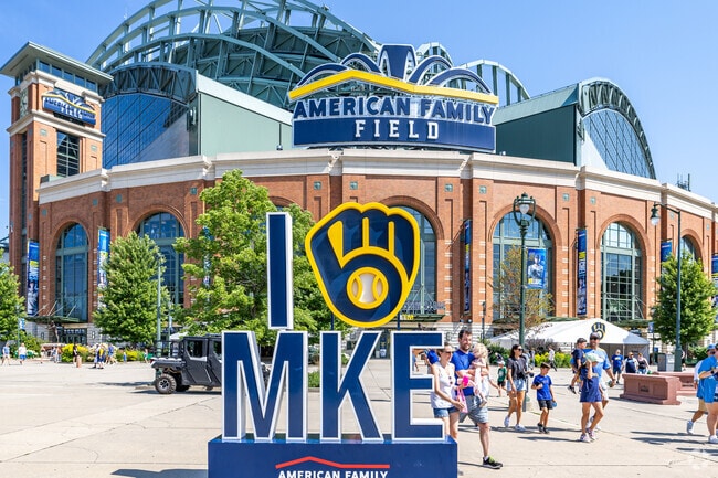 Butler is close to Am Fam Field, the home of the Milwaukee Brewers.