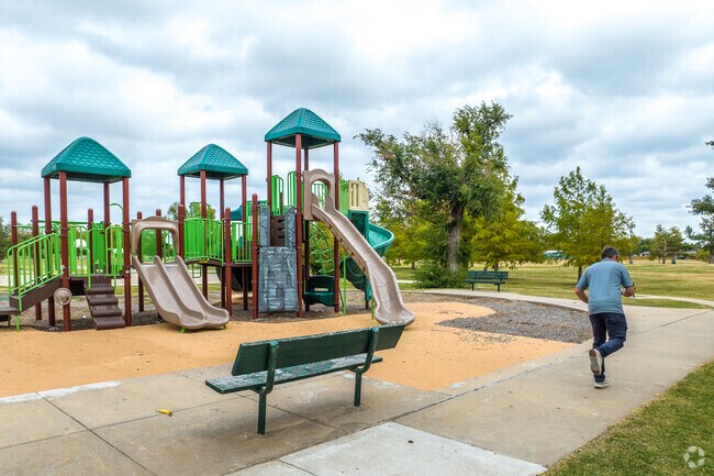 The playground at South Rotary Park is a favorite for kids in Rotary Park.