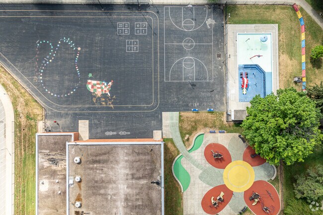 With plenty of room to play, King Elementary School's playground is one of the best.