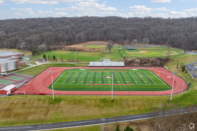 Marcellus High School is home of the Marcellus Mustangs.