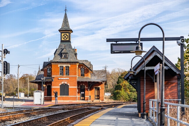 The famous Point of Rocks train station is located at the southern tip of Adamstown.