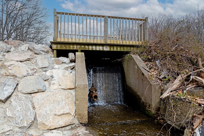 Sugar Pond in Hastings-on-Hudson offers quaint scenery.