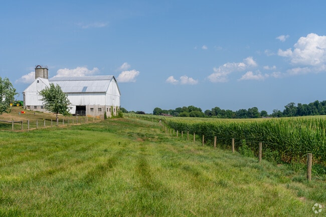 Cornfields and farmlands stretch across open skies in Manheim Township.