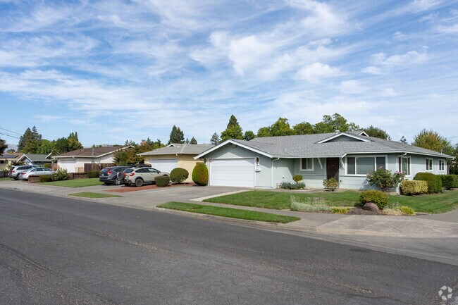 Bel Aire homes are mostly ranch style near schools and parks.