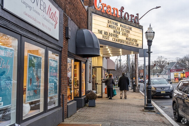 Cranford Theater shows current movies and classics on a daily basis.