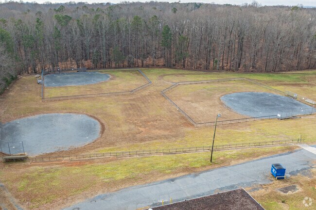 Randleman Elementary School baseball fields.