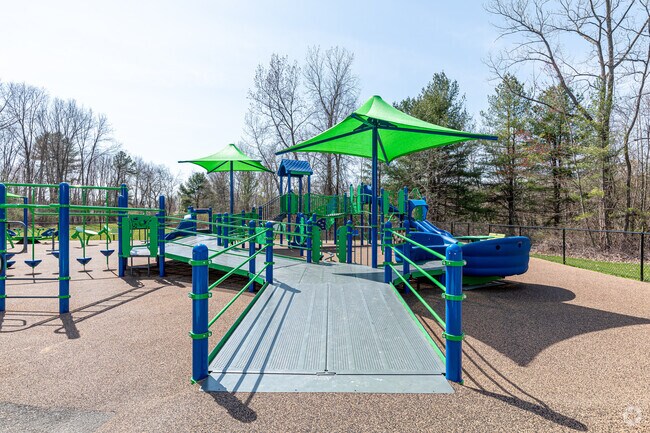 Kids love the playground at the Governor William Pitkin School.