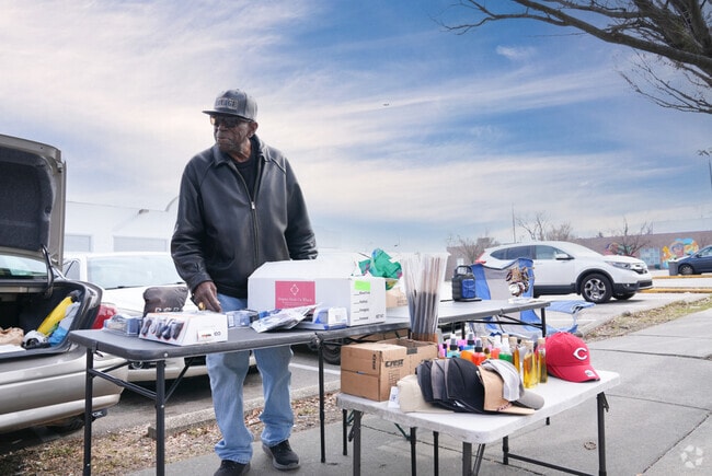 Drive around Reading Road and you may see vendors selling many items.