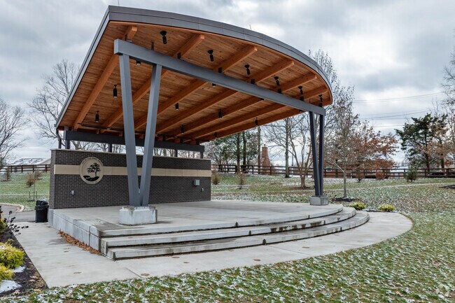 Municipal Park features an outdoor amphitheater that hosts community events.