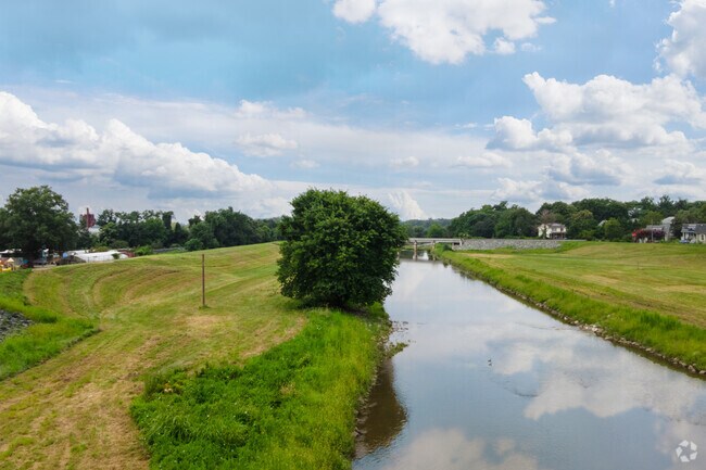 Known as "A Bridging Community," Edmonston spans both sides of Northeast Branch Anacostia River.
