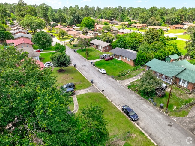 An aerial view of the North Leg neighborhood in Augusta, GA.