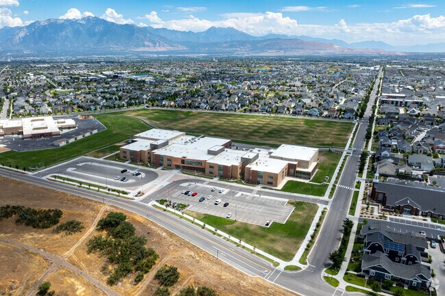 Mountain Creek Middle School is surrounded by newer housing developments.
