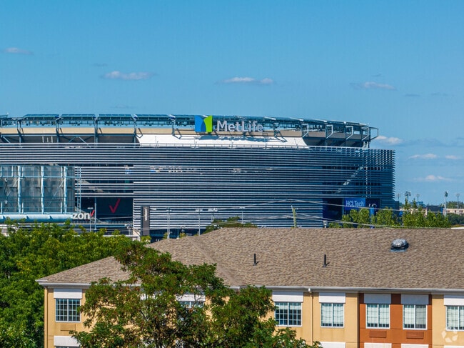 The Meadowlands complex is a short drive from Rutherford.