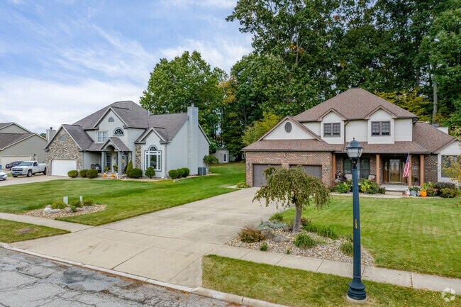 Homes neatly line the streets of Cuyahoga Falls.