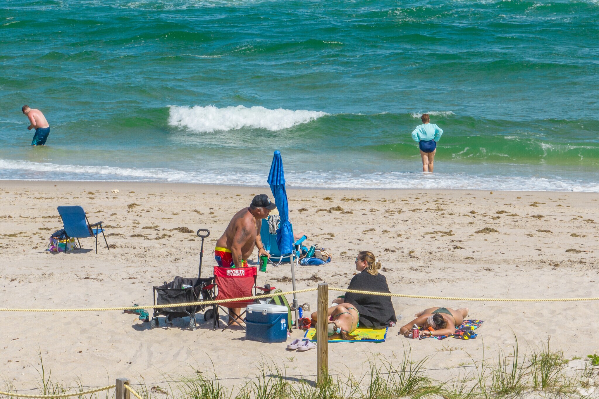 Meadowlakes offers a lot of things to enjoy, such as catching some waves or having a sunbath.