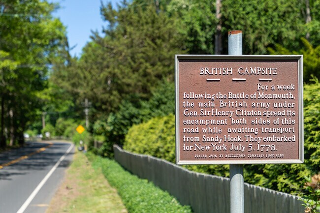 The area in and around Navesink played a role in the Revolutionary War.