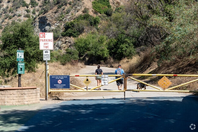 Take a hike on the trail in Azusa Canyon.