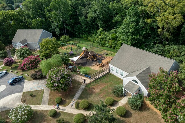 Playground of Peridot Montessori School in Huntsville Alabama.