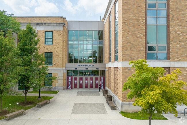 Many children from the Teakwood neighborhood attend the Linden McKinley High School.