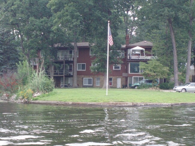 View from water notice water on three sides