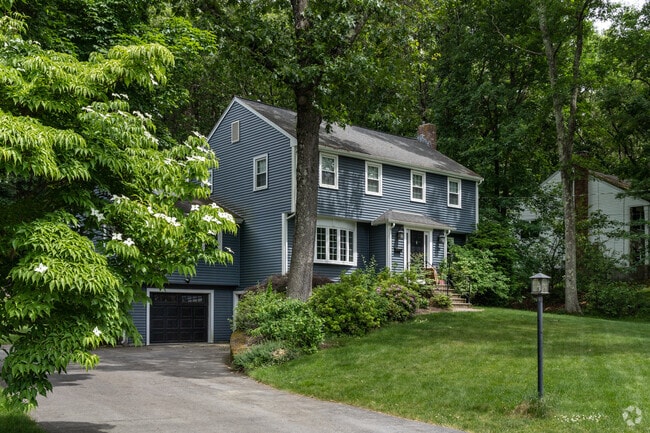 Colonial Revival homes are a common sight along the streets of Nobscot.