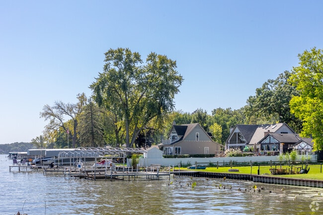 Pistakee Highlands has numerous lakefront properties.