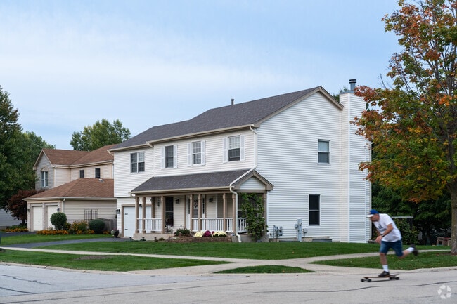 Skateboarding is a popular pastime on DuPage’s walkable residential streets.