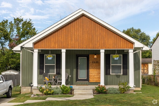 This Craftsman bungalow style home is the most common style in Broadview.